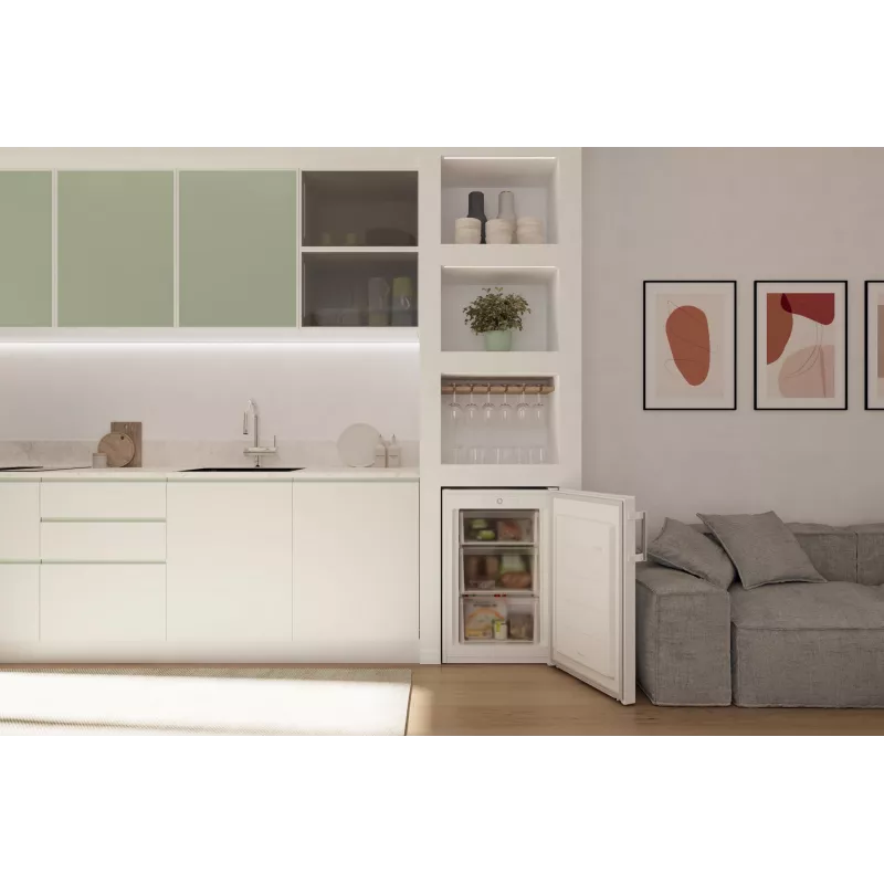 Candy CNUQ2L58EWH Congelatore a libera installazione 90 L bianco