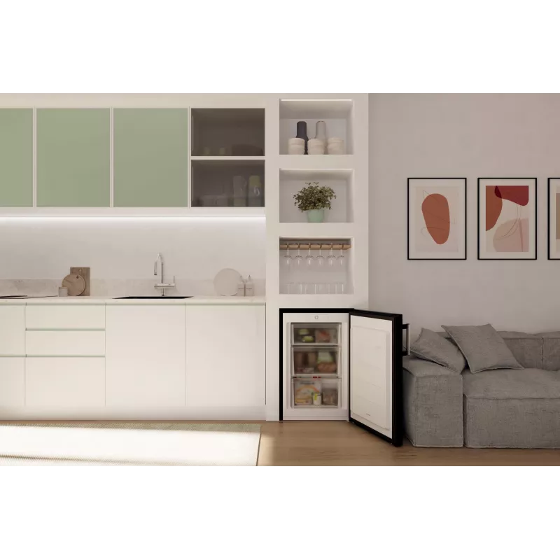 Candy CNUQ2L58EBH Congelatore a libera installazione 90 L nero
