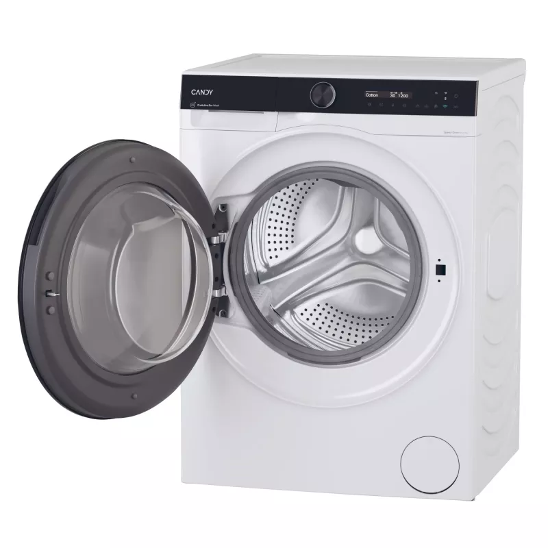 Candy BWS 485SB8-S Lavasciuga a libera installazione a carica frontale bianco
