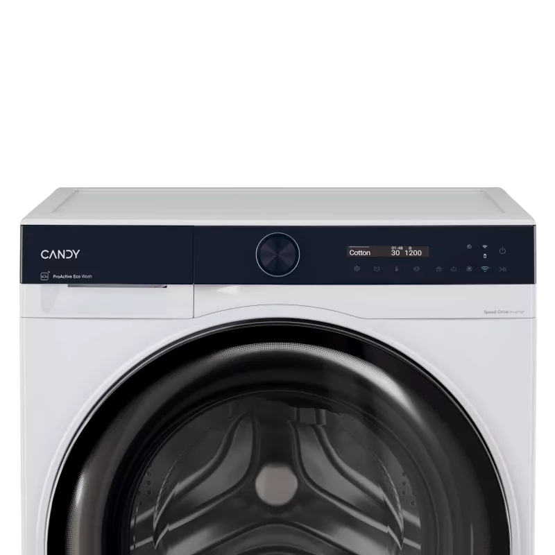 Candy BWS 485SB8-S Lavasciuga a libera installazione a carica frontale bianco