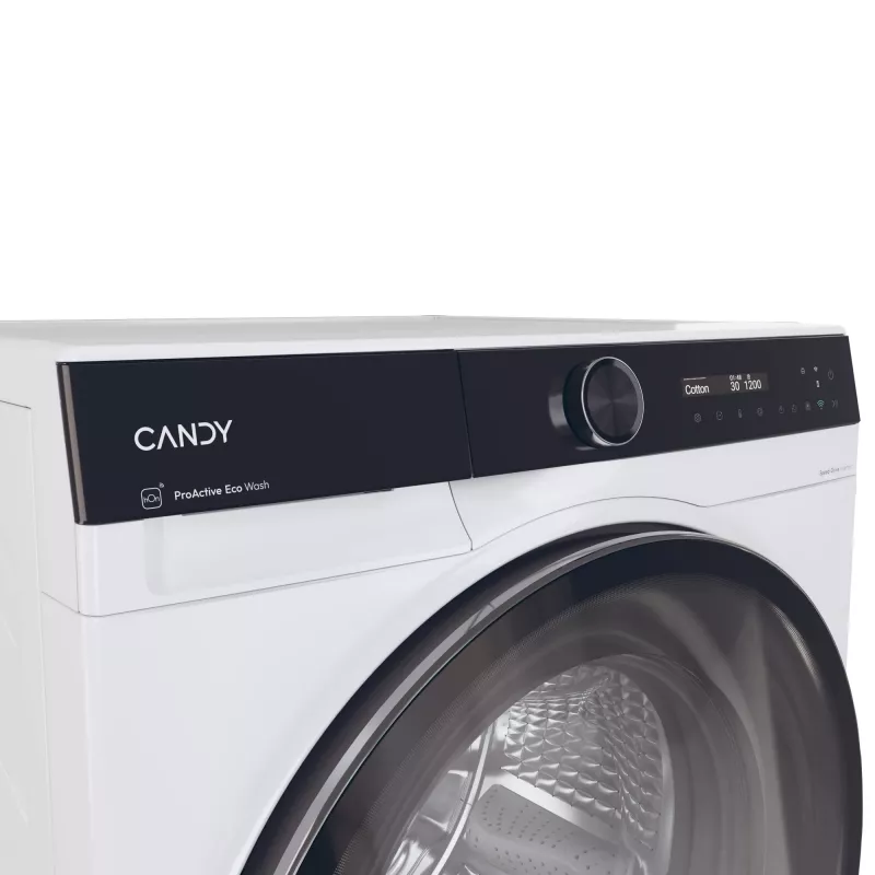 Candy BWS 485SB8-S Lavasciuga a libera installazione a carica frontale bianco