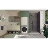 Candy BWS 485SB8-S Lavasciuga a libera installazione a carica frontale bianco