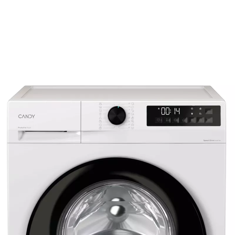 Candy GD 49B8-S lavatrice a carica frontale, 9 kg, 1400 giri/min, classe energetica A, bianca
