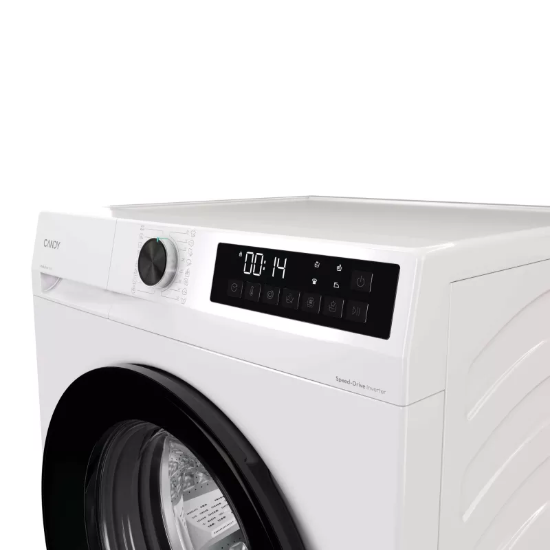 Candy GD 49B8-S lavatrice a carica frontale, 9 kg, 1400 giri/min, classe energetica A, bianca