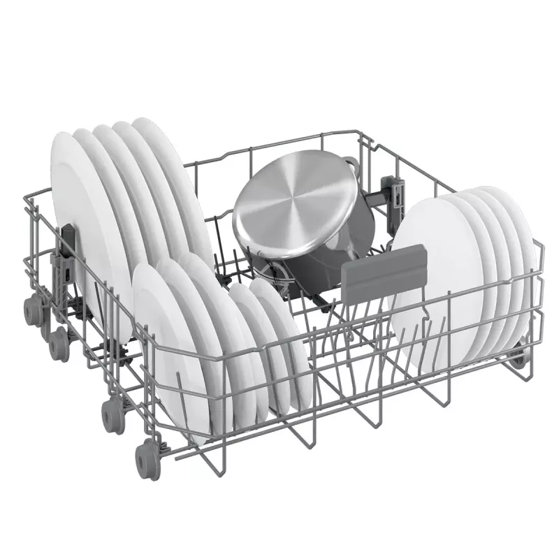 Lavastoviglie a libera installazione BEKO BDFN26530X, larghezza standard 60 cm, 15 coperti, 44 dB, 6 programmi