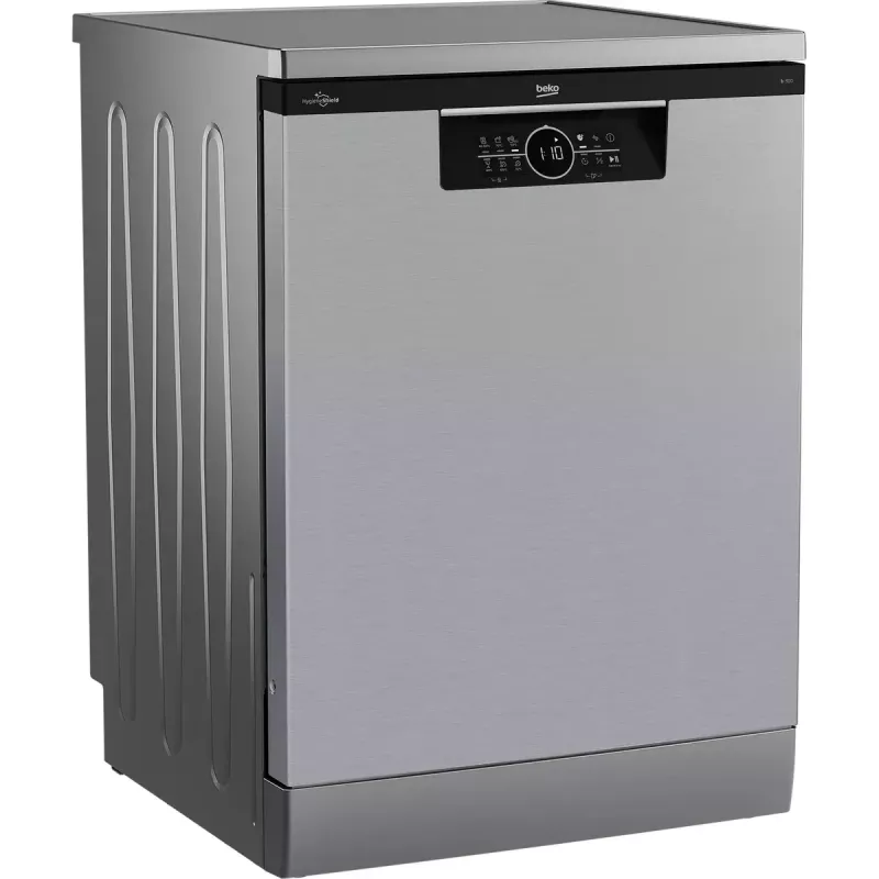 Lavastoviglie a libera installazione BEKO BDFN26530X, larghezza standard 60 cm, 15 coperti, 44 dB, 6 programmi