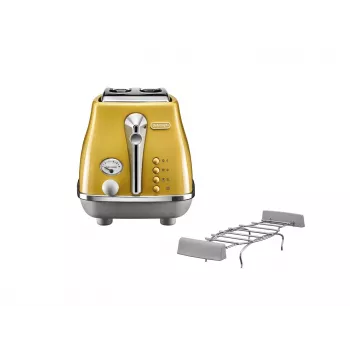 De'Longhi Icona Capitals 2 fette 900 W Giallo