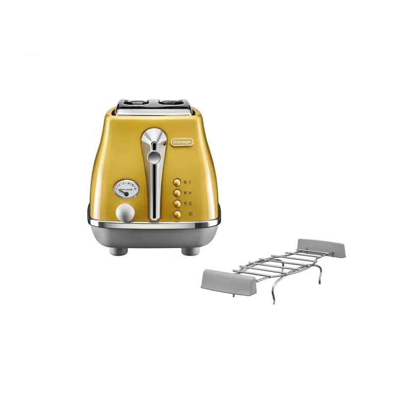 De'Longhi Icona Capitals 2 fette 900 W Giallo
