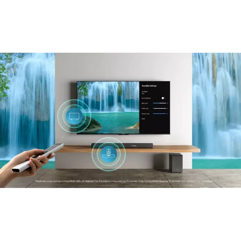 Soundbar Hisense AX3120G 3.1.2 canali 360W RMS