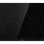 Gorenje ECT641BCSC Piano cottura Nero Da incasso 60 cm Piano cottura in vetroceramica 4 zone