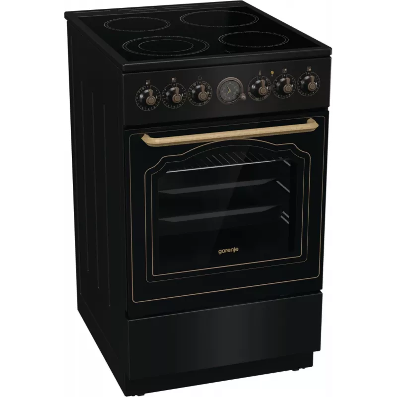 Gorenje GECS5B70CLB Piano cottura elettrico a induzione freestanding nero