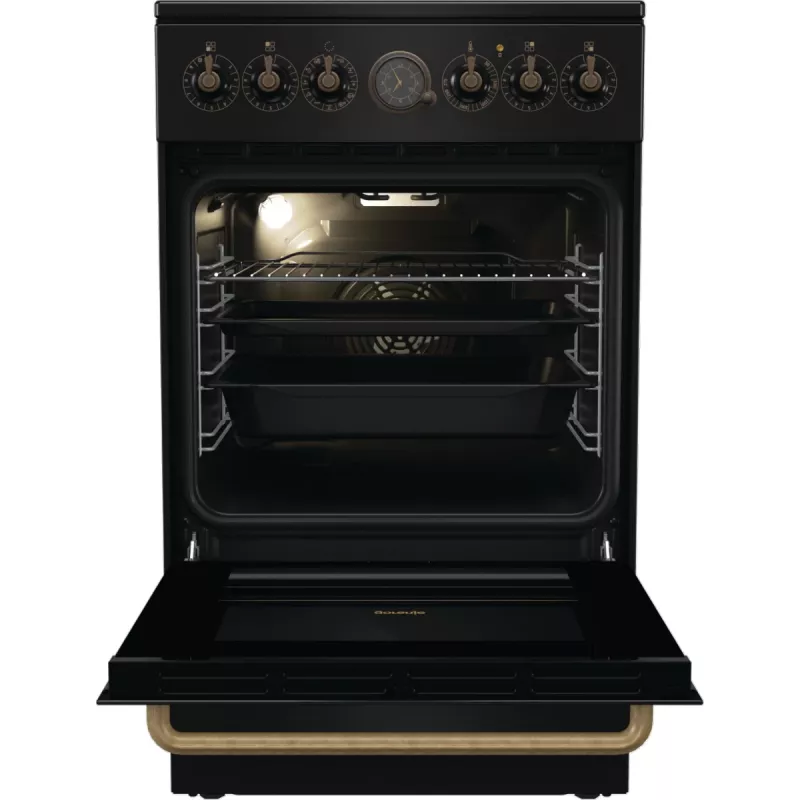 Gorenje GECS5B70CLB Piano cottura elettrico a induzione freestanding nero
