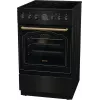 Gorenje GECS5B70CLB Piano cottura elettrico a induzione freestanding nero