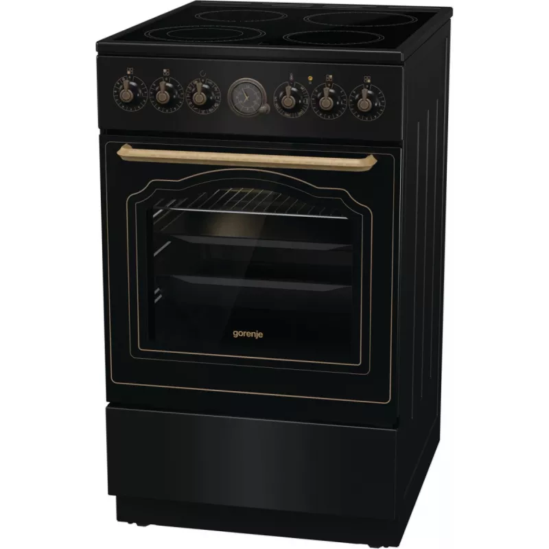 Gorenje GECS5B70CLB Piano cottura elettrico a induzione freestanding nero
