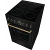 Gorenje GECS5B70CLB Piano cottura elettrico a induzione freestanding nero