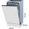 Gorenje GV 520 E 10 EB Completamente integrabile 11 coperti