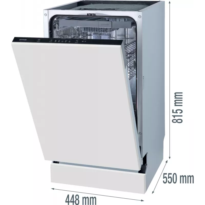 Gorenje GV 520 E 10 EB Completamente integrabile 11 coperti