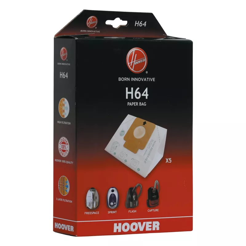 Hoover H64 BAG sacchetti per aspirapolvere a traino