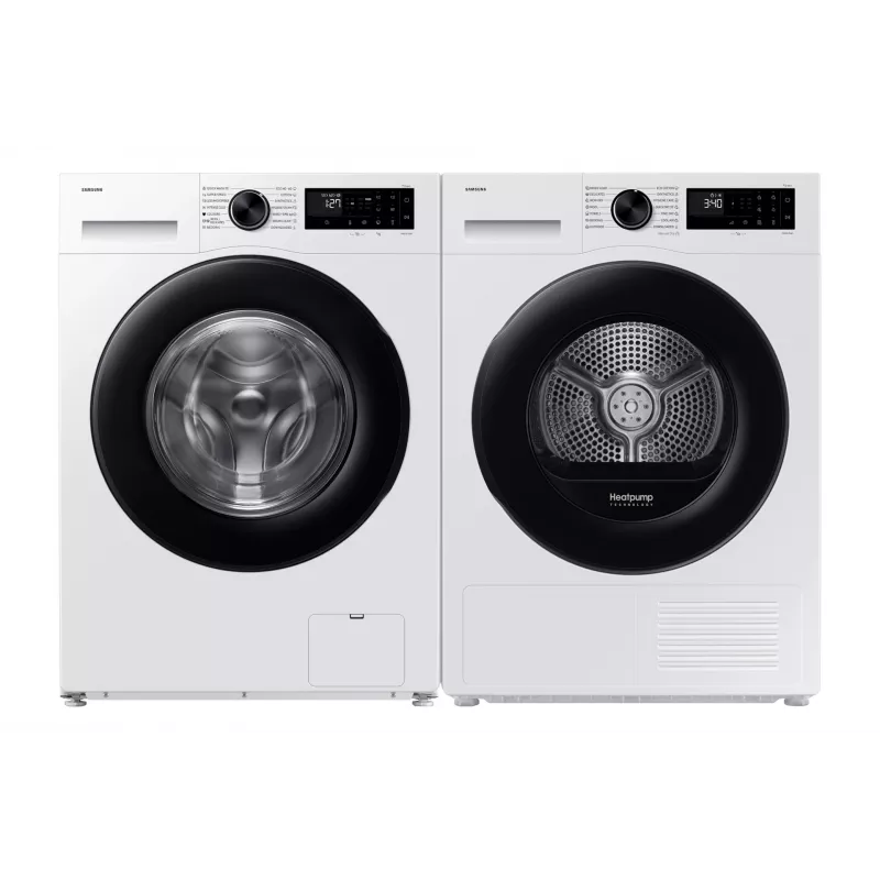 Samsung DV90DG52A0AELE asciugatrice a pompa di calore a libera installazione a carica frontale 9 kg bianco