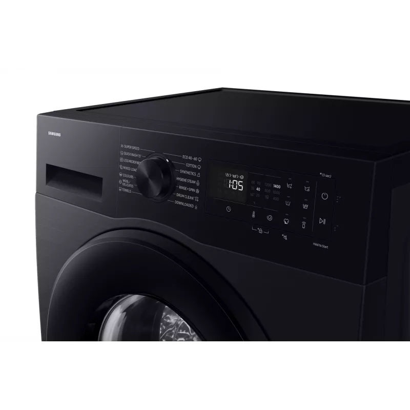 Lavatrice Samsung WW90DG5G34ABLE a carica frontale 9 kg 1400 giri/min nero