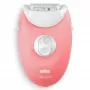 Braun Silk-épil 3 3-176 epilatore con 3 extra, rosé, bianco, 20 pinzette, rasatura, AC, 100 - 240 V, 50 - 60 Hz
