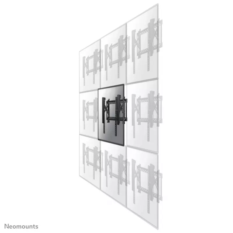 Neomounts supporto per videowall, 70 kg, 81,3 cm (32 inch), 190,5 cm (75 inch), 200 x 200 mm, 600 x 600 mm, 0 - 6°
