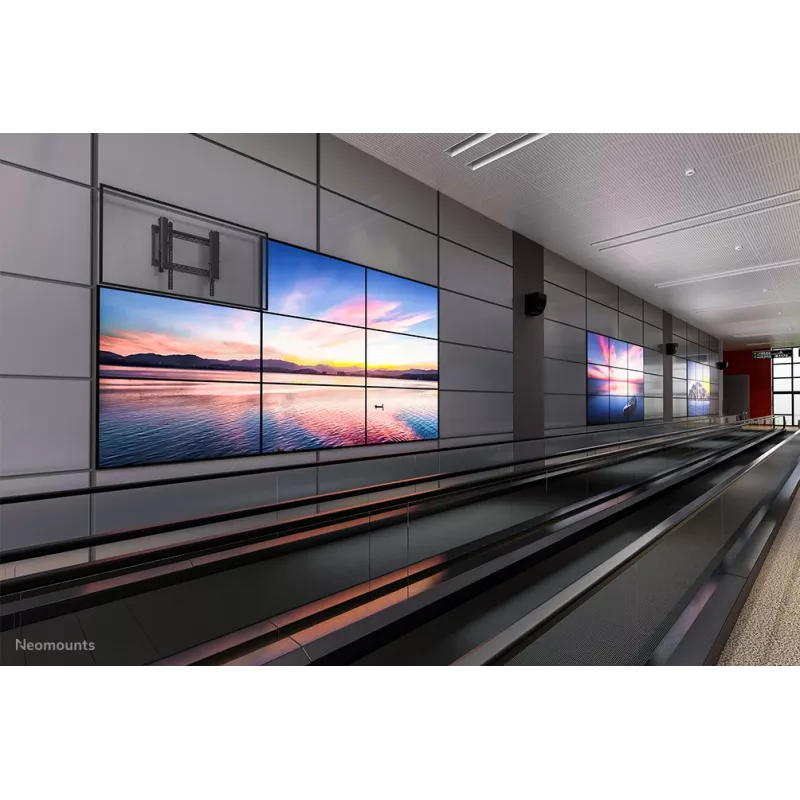 Neomounts supporto per videowall, 70 kg, 81,3 cm (32 inch), 190,5 cm (75 inch), 200 x 200 mm, 600 x 600 mm, 0 - 6°