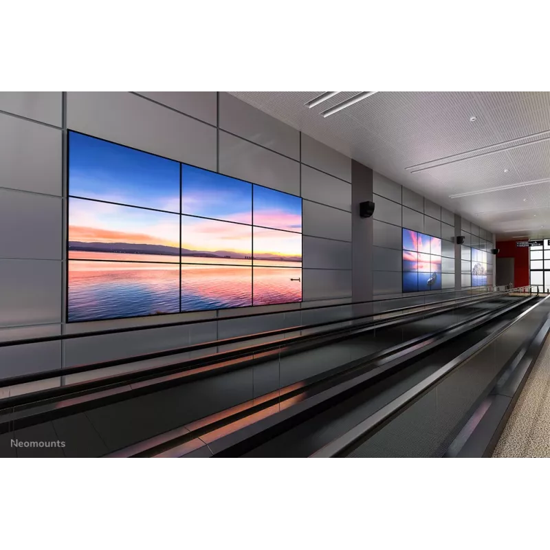 Neomounts supporto per videowall, 70 kg, 81,3 cm (32 inch), 190,5 cm (75 inch), 200 x 200 mm, 600 x 600 mm, 0 - 6°
