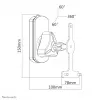 Neomounts NM-WS130Nero supporto a parete per diffusori Sonos Play1 e Play3 - completamente orientabile