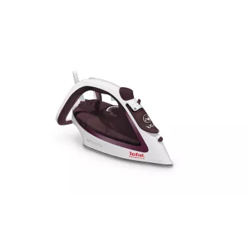 Tefal EasyGliss Plus FV5714 ferro da stiro ferro da stiro a secco e a vapore suola Durilium 2400 W bordeaux, bianco