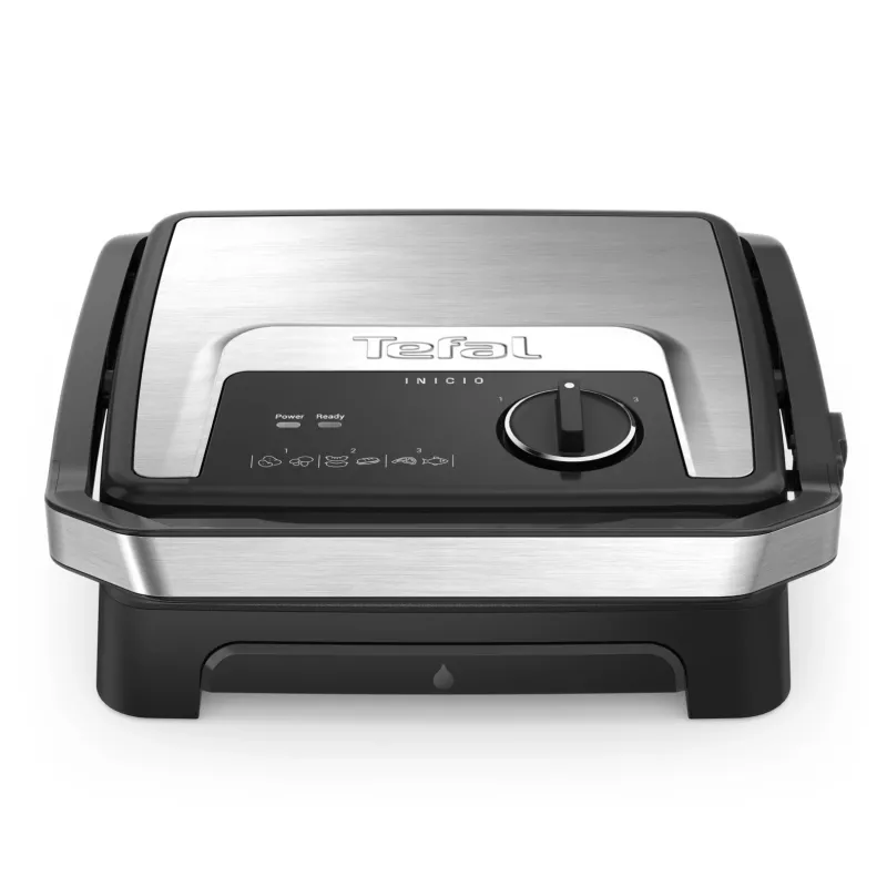 Griglia per contatto Tefal Inicio Adjust GC272D10 con piastre antiaderenti e temperatura regolabile