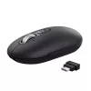 Mouse TRUST Seron sottile Multi — mouse da ufficio ambidestro, ottico 3200 DPI, RF wireless + Bluetooth, 7 pulsanti, nero