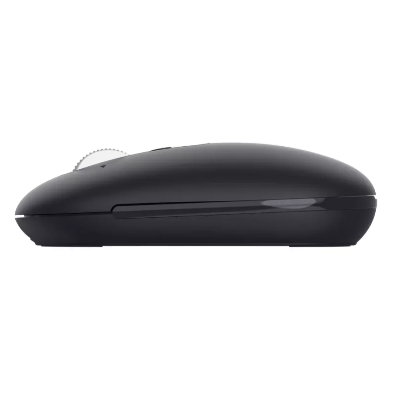 Mouse TRUST Seron sottile Multi — mouse da ufficio ambidestro, ottico 3200 DPI, RF wireless + Bluetooth, 7 pulsanti, nero