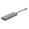 Hub USB Type-C TRUST 26062 — HDMI + USB 3.2 Gen 1 Type-A e Type-C, grigio, 5 porte