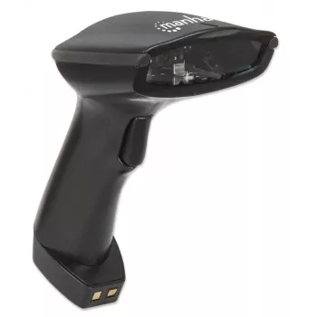 Manhattan lettore di codici a barre CCD palmare lineare wireless, Bluetooth, profondità di scansione 500 mm, portata effettiva fino a 80 m (linea di vista), luce ambiente max 100.000 lux (luce solare), spina intercambiabile EU/US/UK/AU, nero, tre anni di garanzia