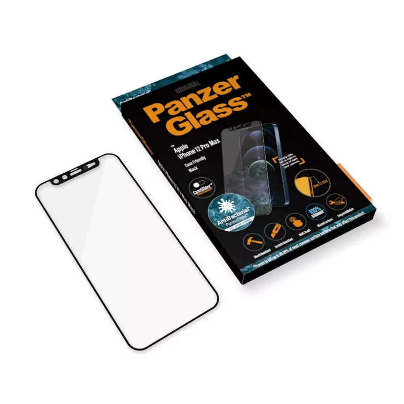 PanzerGlass ® CamSlider® pellicola protettiva per display iPhone 12 Pro Max | senza bordi
