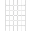 Etichette multiuso HERMA 19 x 27 mm bianche Movables/riposizionabili carta opaca 960 pz.