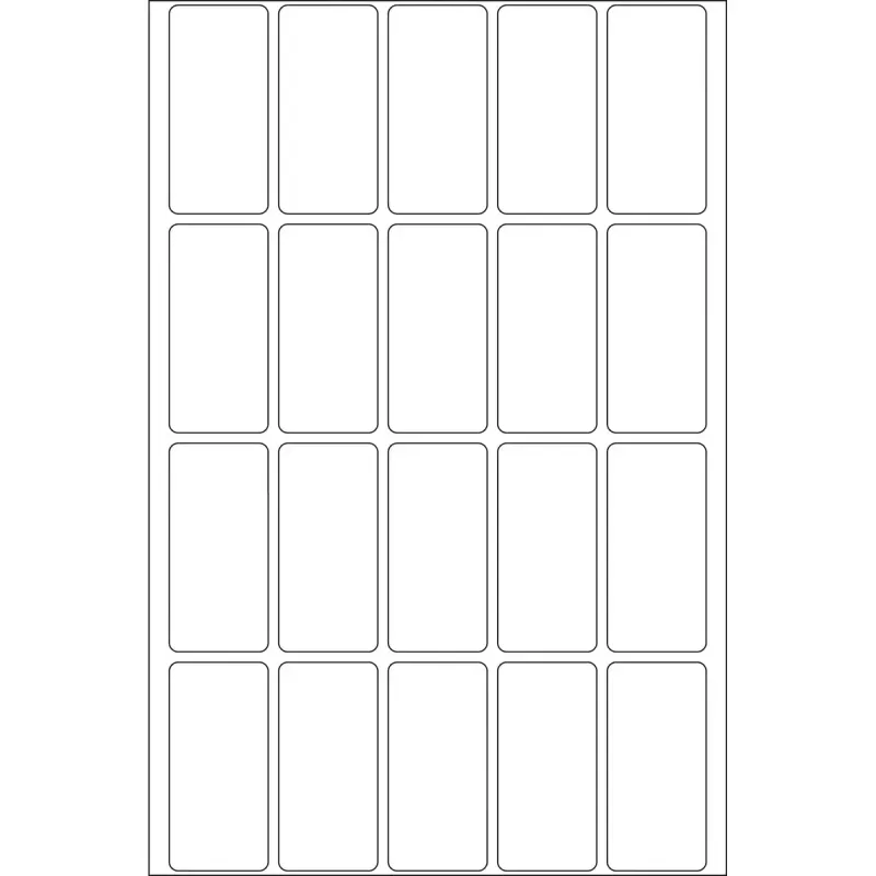 Etichette multiuso HERMA 10609 19x40 mm bianche Movables rimovibili carta 640 pz.