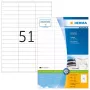 Etichette adesive per stampante HERMA Premium A4 70x16,9 mm