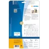 Etichette QR code HERMA 9642 A4 40x40 mm quadrato carta bianca