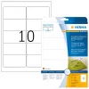 Etichetta adesiva per stampante HERMA Labels trasparente cristallo A4 96x50,8 mm