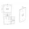 Multibrackets M VESA supporto a parete III nero 75 100 200x100 200x200 30 kg