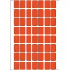 Etichette multiuso HERMA 12x18 mm rosso carta opaca scrittura a mano