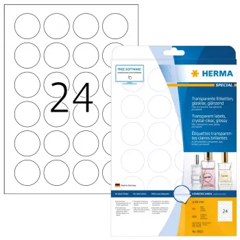 Etichetta adesiva per stampante HERMA 8023 A4 Ø 40 mm