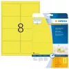 Etichette HERMA Neon A4 99,1x67,7 mm giallo brillante 160 pz.