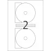 Etichetta adesiva per stampante HERMA Etichette CD Maxi A4 Ø 116 mm