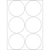 Etichette multiuso HERMA 192 pz. Ø 50 mm rotonde bianche carta