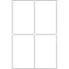 Etichette multiuso HERMA 52x82 mm bianche carta opaca scrittura a mano 128 pz.