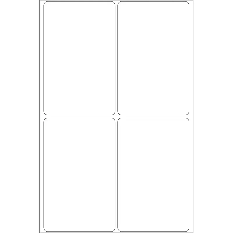 Etichette multiuso HERMA 52x82 mm bianche carta opaca scrittura a mano 128 pz.