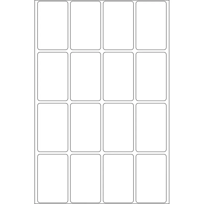 Etichette multiuso HERMA 25x40 mm bianco carta opaca scrittura a mano